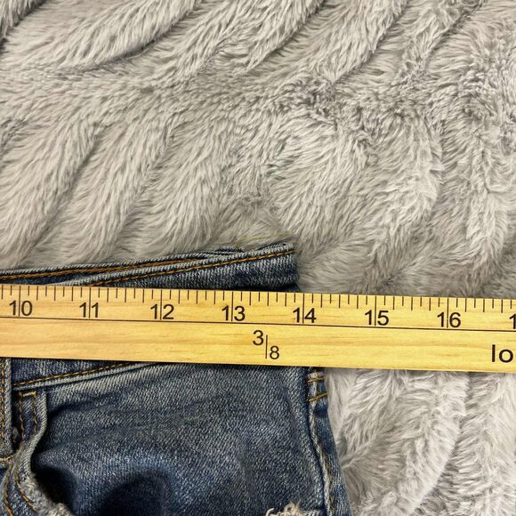 Wild Fable Jeans Women 9 Extreme Flare High Rise Button Fly Blue Boho Hippie - Picture 7 of 10